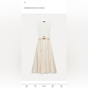 Zara Belted Midi Dress